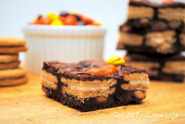Oreo Reeses Brownies