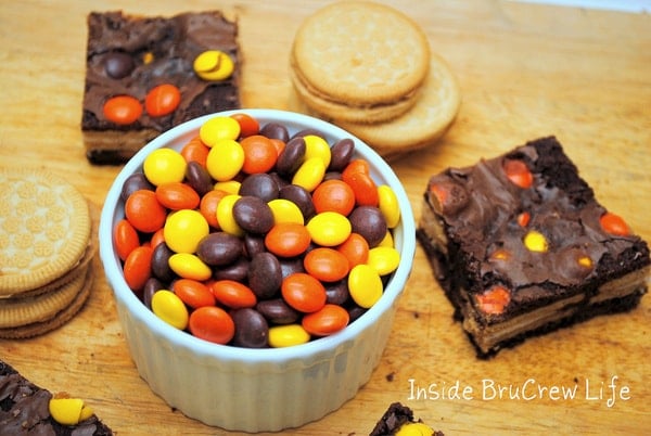 Oreo Reeses Brownies