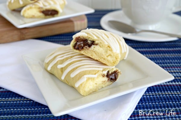 cheesecake nutella twists