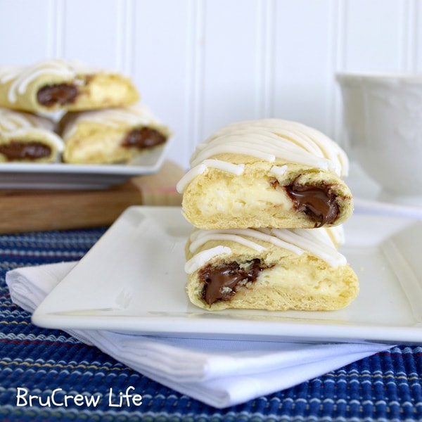 cheesecake nutella twists