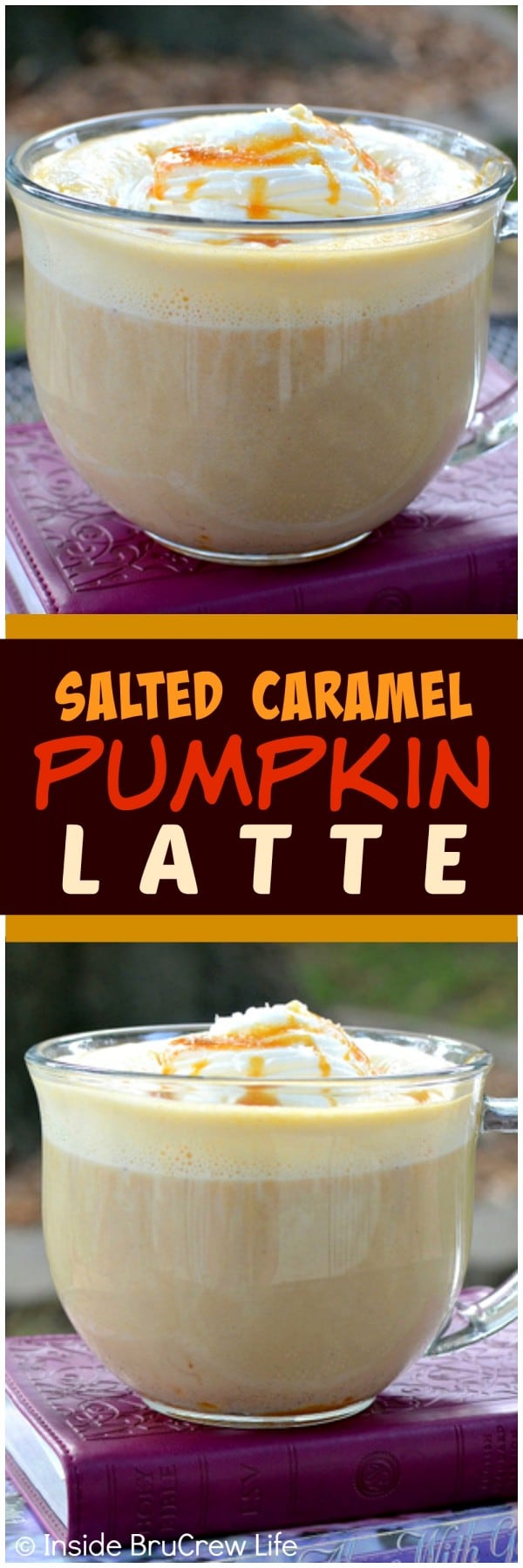 Salted Caramel Pumpkin Latte - pumpkin and caramel adds a fun twist to this coffee drink. It is a delicious drink recipe to relax with this fall. Salted Caramel Pumpkin Latte - pumpkin and caramel adds a fun twist to this coffee drink. It is a delicious drink recipe to relax with this fall.