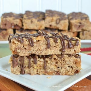 caramel apple granola bars