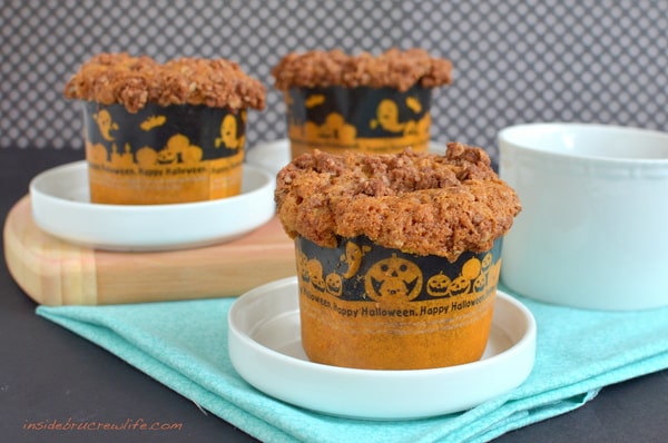 pumpkin nutella muffin