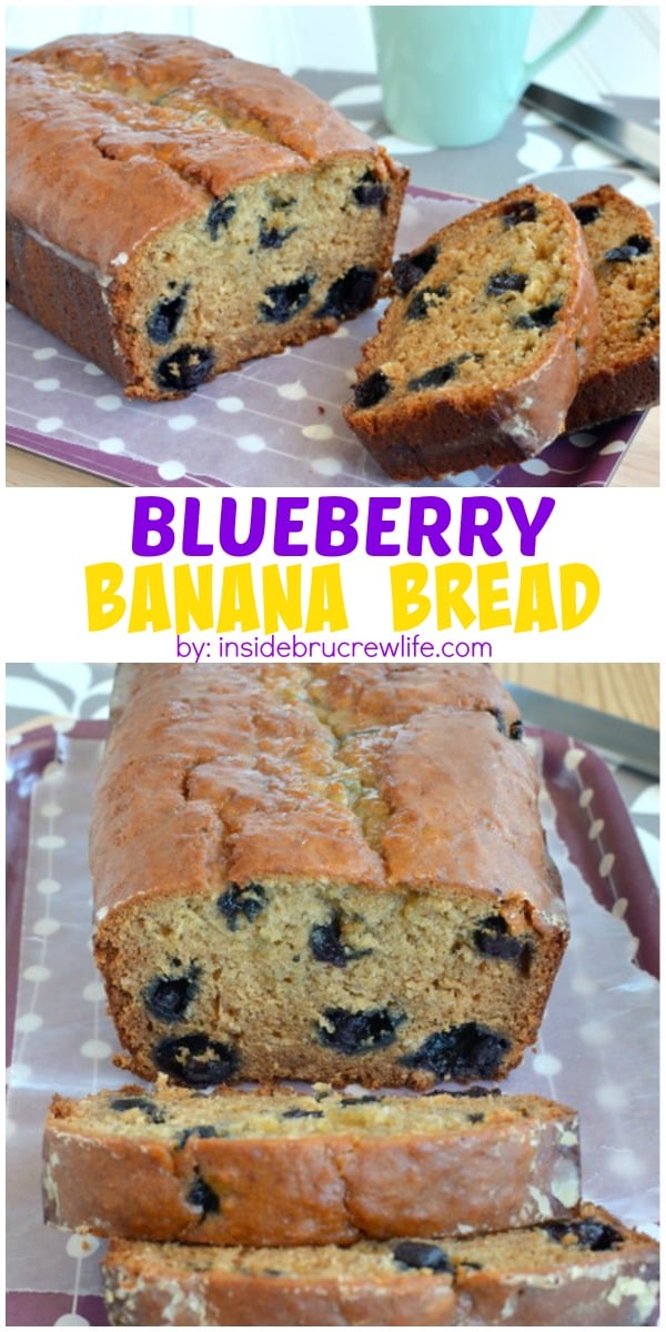 This banana bread gets a healthy update with oats, yogurt, and blueberries. Great for breakfast! This banana bread gets a healthy update with oats, yogurt, and blueberries. Great for breakfast!