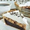 Peanut Butter Snickers Cheesecake Brownie Pie title