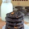 Dark Chocolate Butterfinger Cookies title big-3