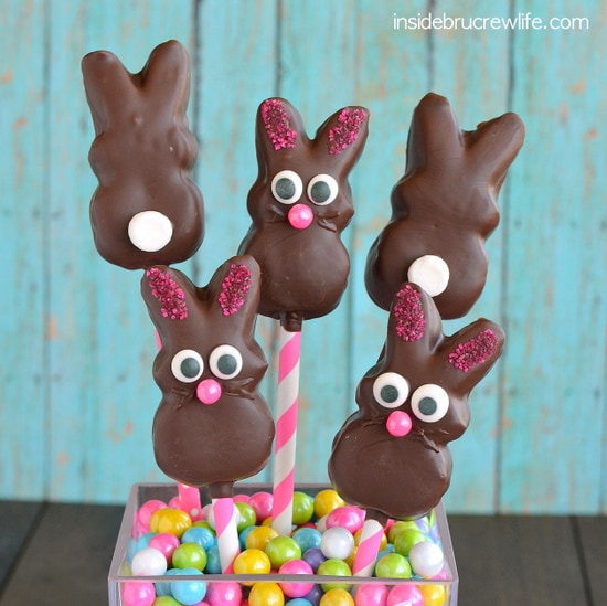 Chocolate Covered Marshmallow Bunnies