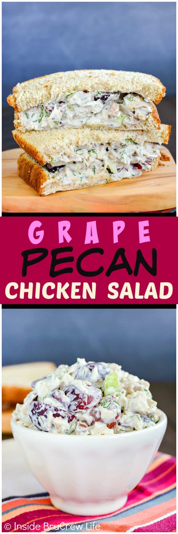 Grape Pecan Chicken Salad