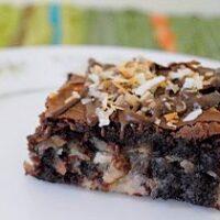 Chocolate Coconut Brownies