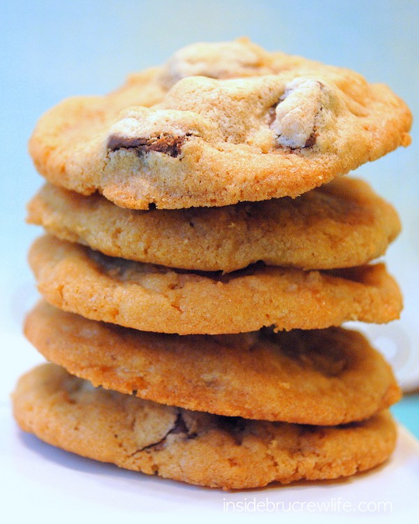 Coconut and caramel give these chocolate chunk cookies a fun twist