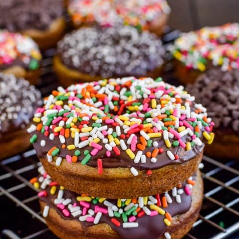 Sour Cream Banana Donuts