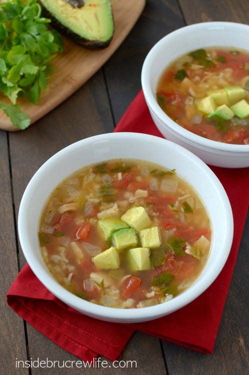 Spicy Rice and Chicken Soup