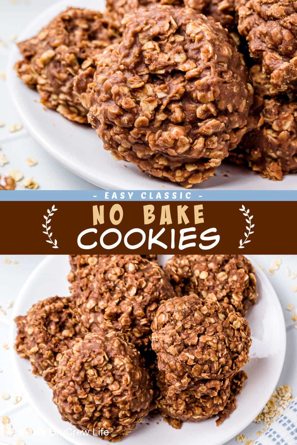 Classic No Bake Cookies - Inside BruCrew Life