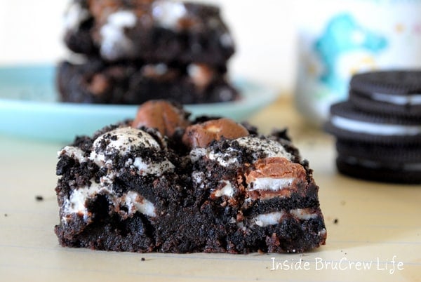 Oreo Marshmallow Brownies