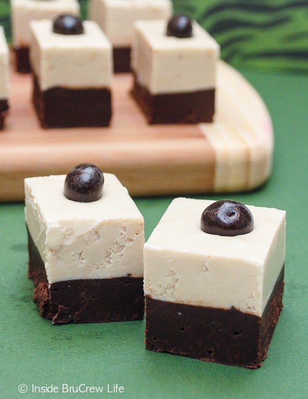 Layers of chocolate and coffee fudge makes this cappuccino fudge a must treat for the holidays.