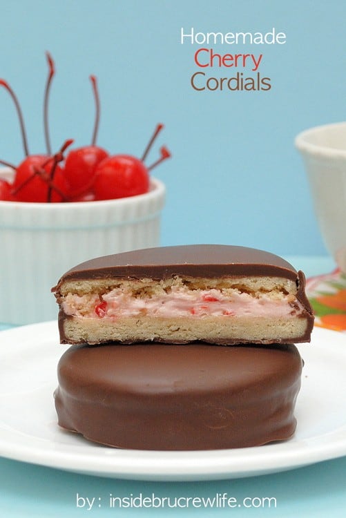 Homemade Cherry Cordials - a copy cat recipe of the Little Debbie's that are only available at the holidays 