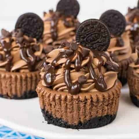 Mini Triple Chocolate Cheesecakes Inside Brucrew Life