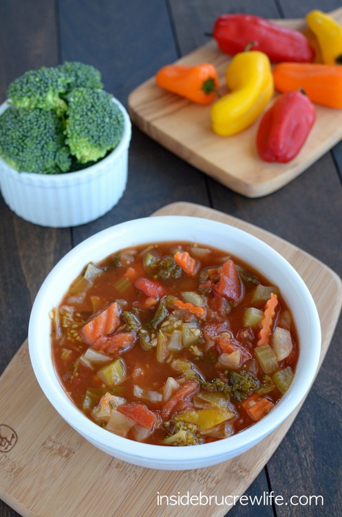 Lean Mean Veggie Soup