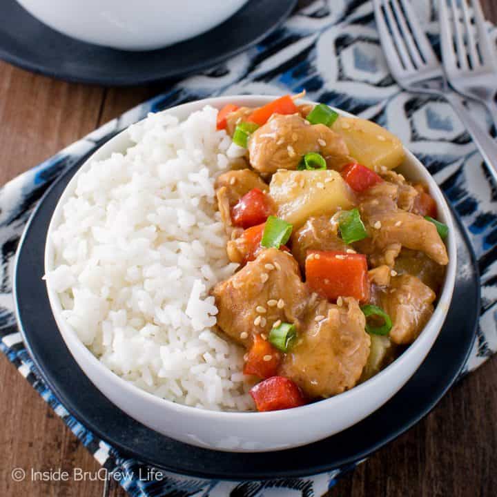 Sweet and Sour Crockpot Chicken