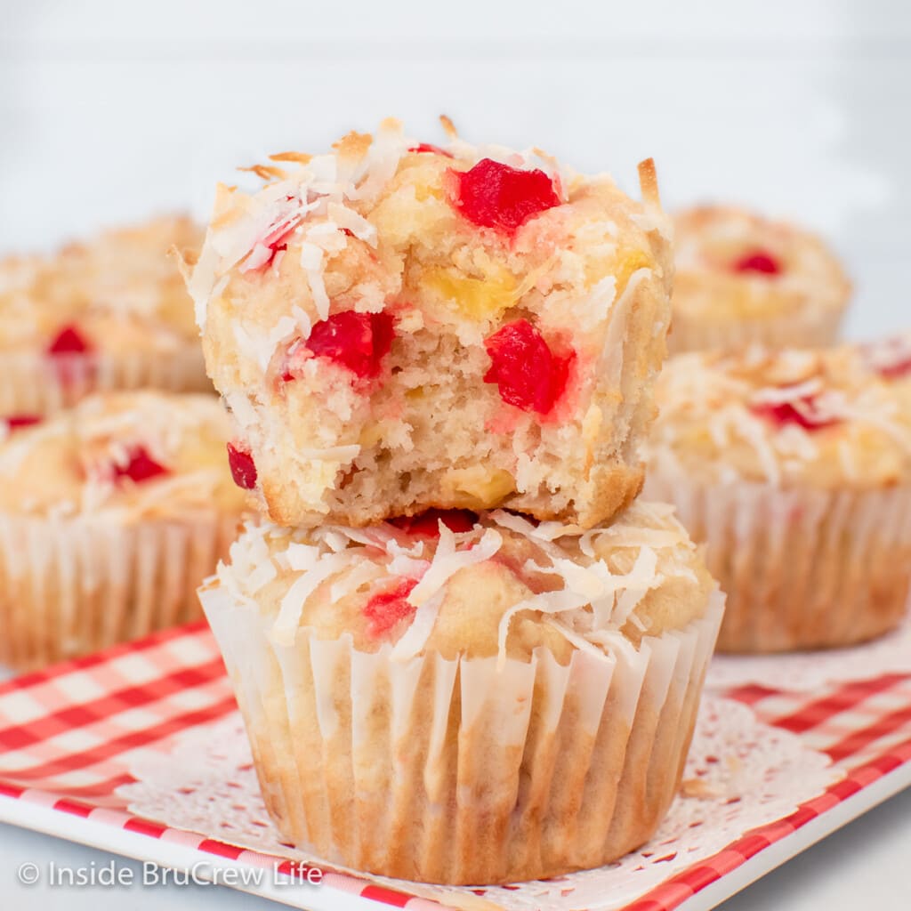 Banana Pineapple Muffins Inside BruCrew Life