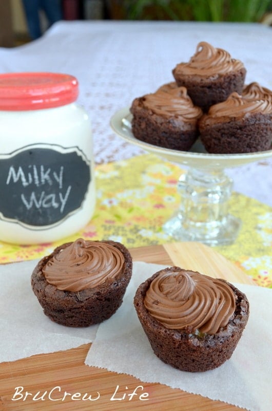 4 ingredients is all you need to make these decadent brownie bites.