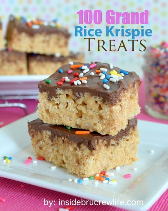 100 Grand Rice Krispie Treats | Inside BruCrew Life