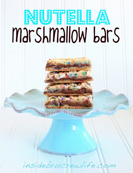 Nutella Marshmallow Bars
