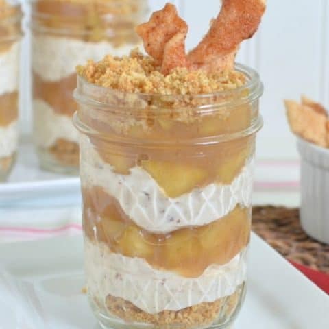 Apple Pie Cheesecake Parfaits