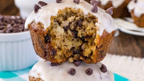 Chocolate Chip Oatmeal Muffins