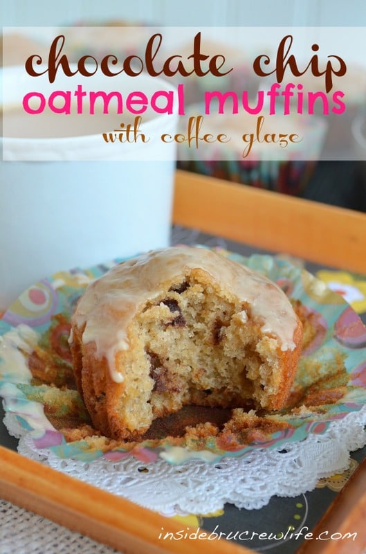 Chocolate Chip Oatmeal Muffins