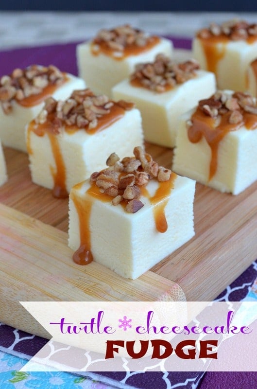 Turtle Cheesecake Fudge 