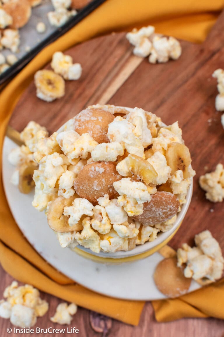 Banana Pudding Popcorn - Inside BruCrew Life