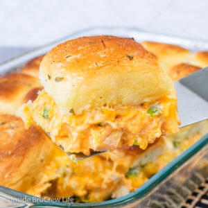 Cheesy Buffalo Chicken Sliders Recipe - Inside BruCrew Life