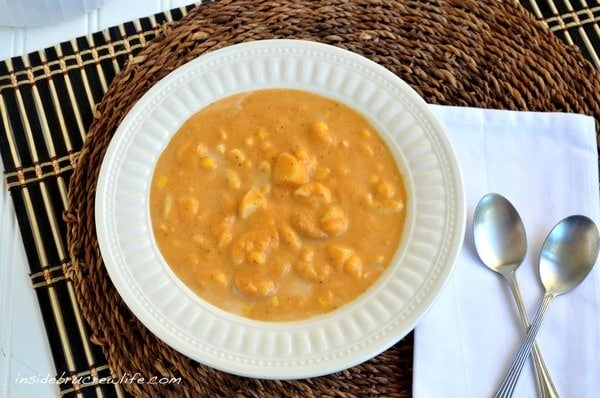 Pumpkin Potato Corn Chowder