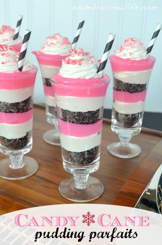 Pudding parfait cups