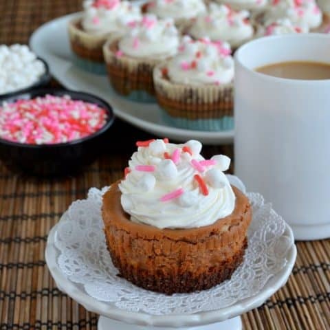 Hot Chocolate Cheesecakes