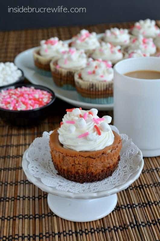 Hot Chocolate Cheesecakes 