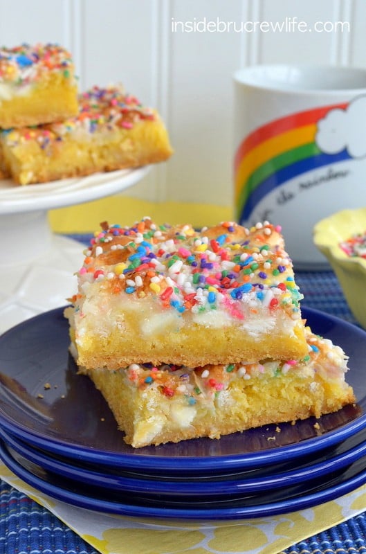 lemon magic cake bars