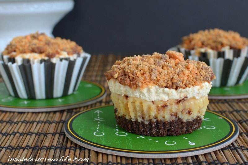 Butterfinger Cheesecakes