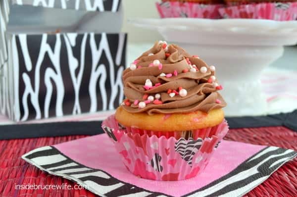 Funfetti Nutella Cupcakes