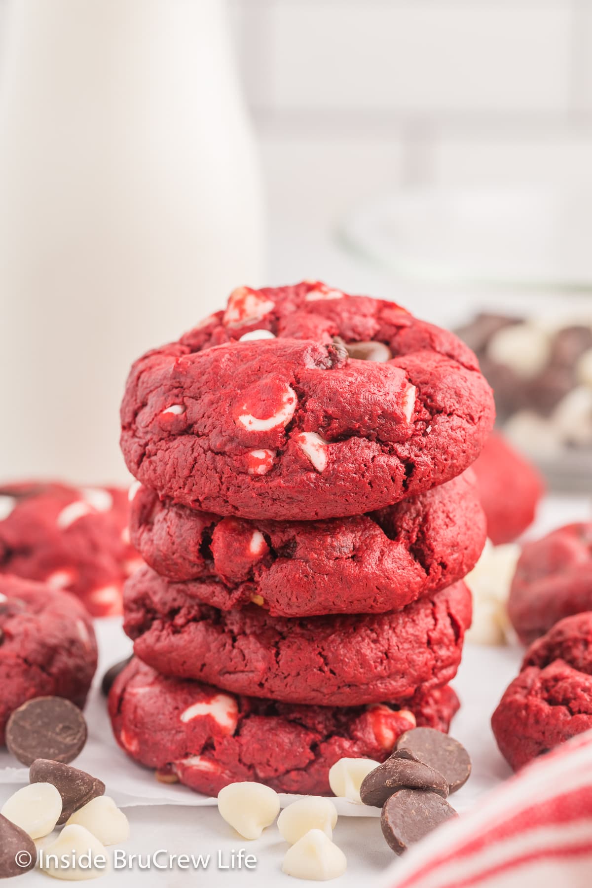 Red Velvet Cake Mix Cookies • Bread Booze Bacon