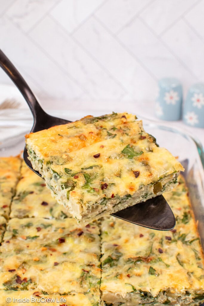 Spinach Egg Bake - Inside BruCrew Life