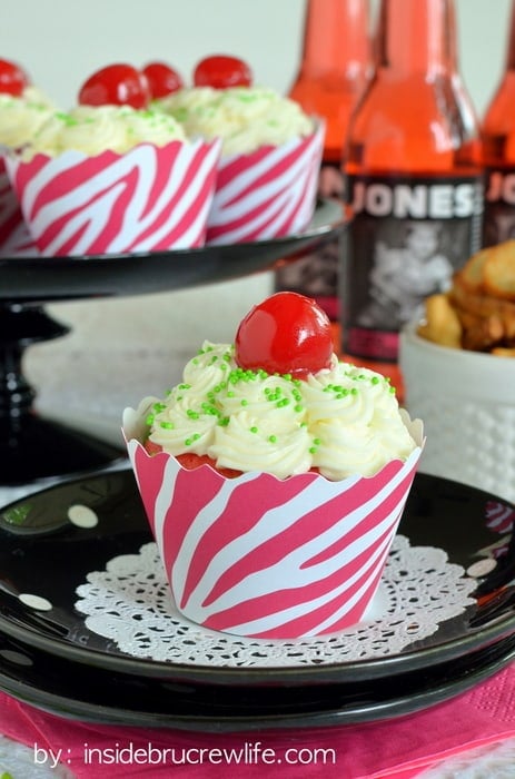 Cherry Lime Cupcakes | Inside BruCrew Life