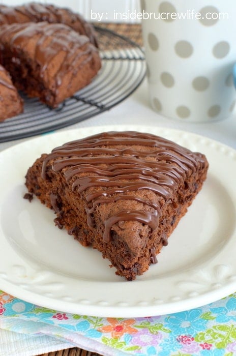 Triple Chocolate Scones 