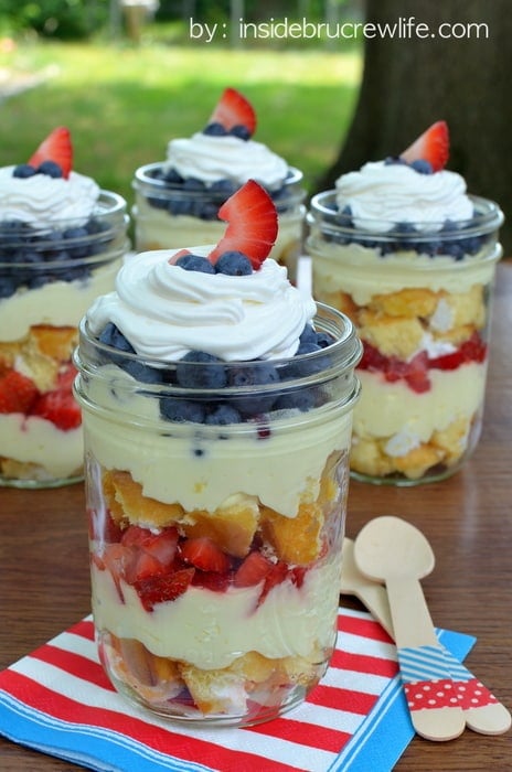 Lemon Mousse Fruit Parfaits