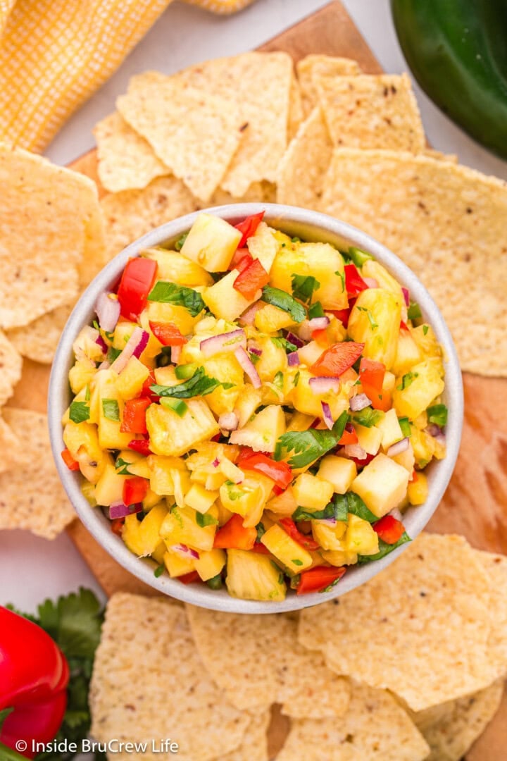 Pineapple Mango Salsa - Inside BruCrew Life