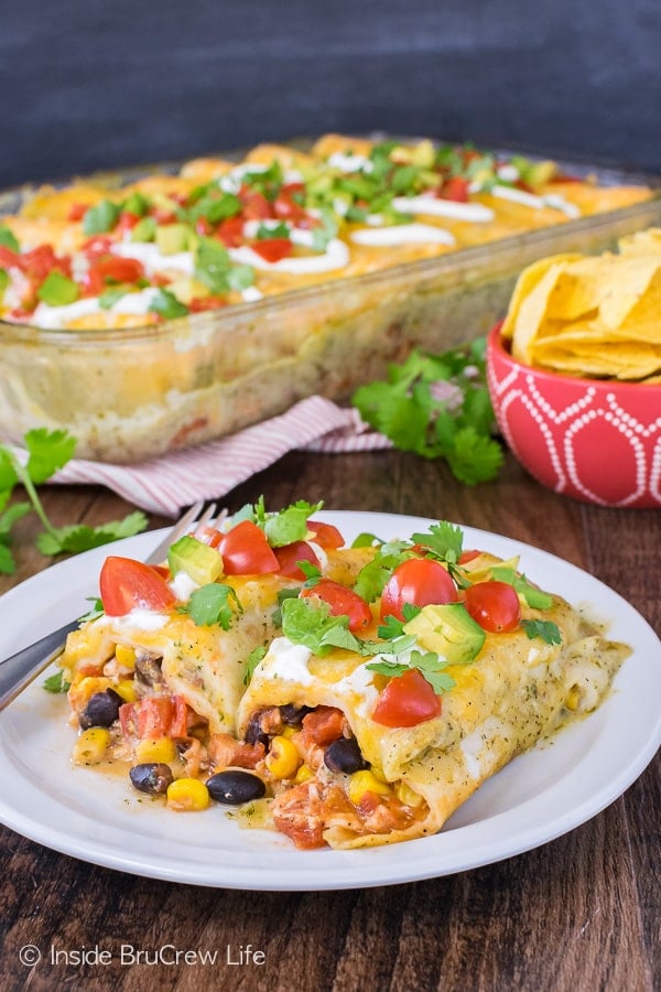 chicken enchiladas