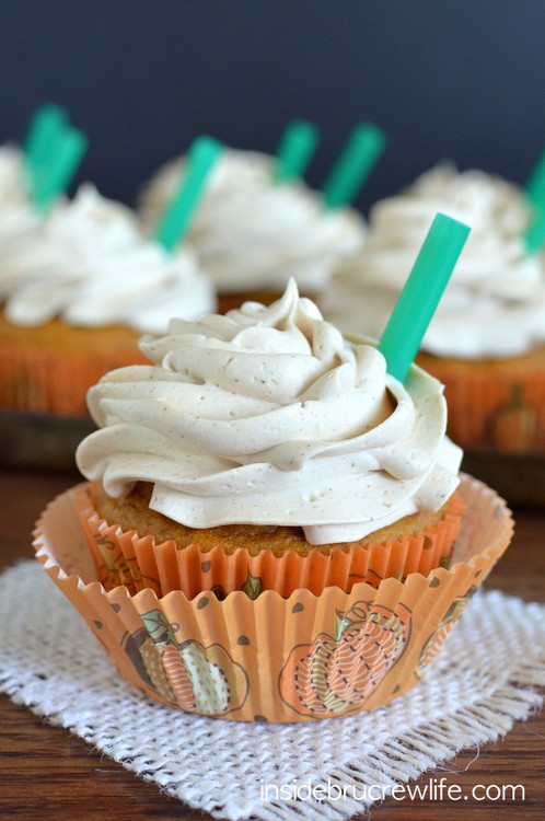 Pumpkin Spice Latte Cupcakes 