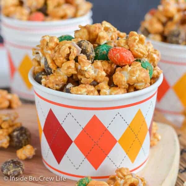 Caramel Pumpkin Spice Popcorn