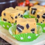 Pumpkin Cookies and Cream Fudge